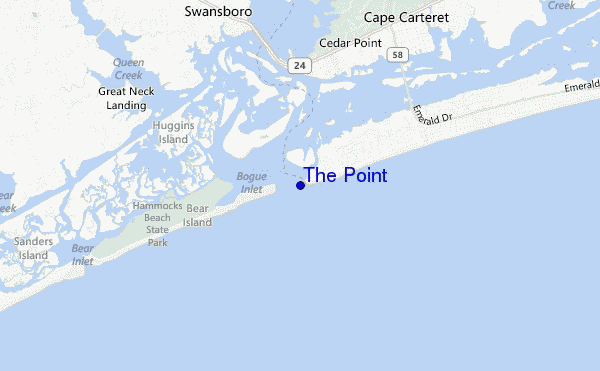 locatiekaart van The Point