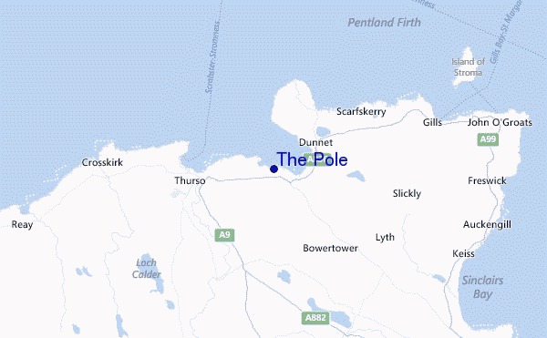 The Pole Location Map