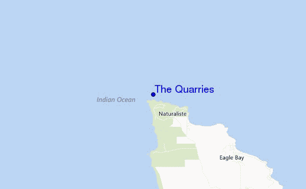 locatiekaart van The Quarries