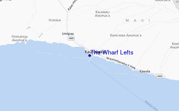 locatiekaart van The Wharf Lefts