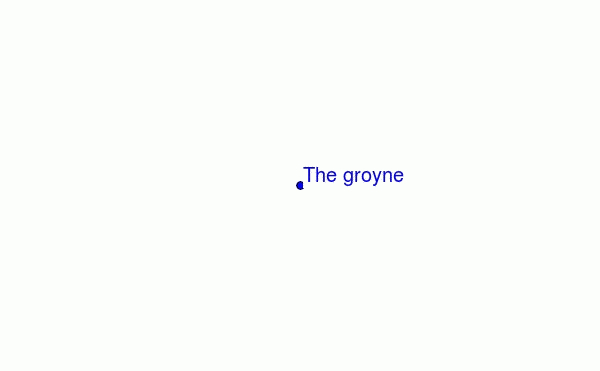 locatiekaart van The groyne
