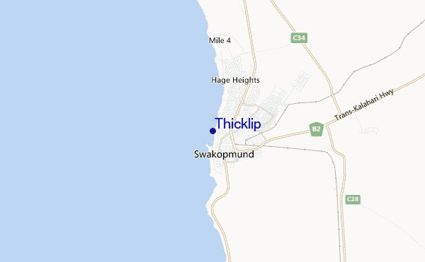 locatiekaart van Thicklip