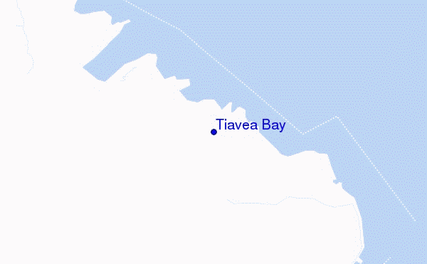 locatiekaart van Tiavea Bay