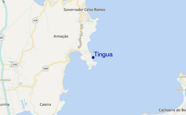 locatiekaart van Tingua