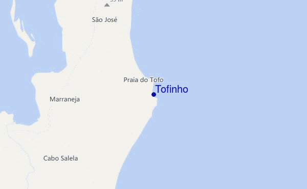 locatiekaart van Tofinho