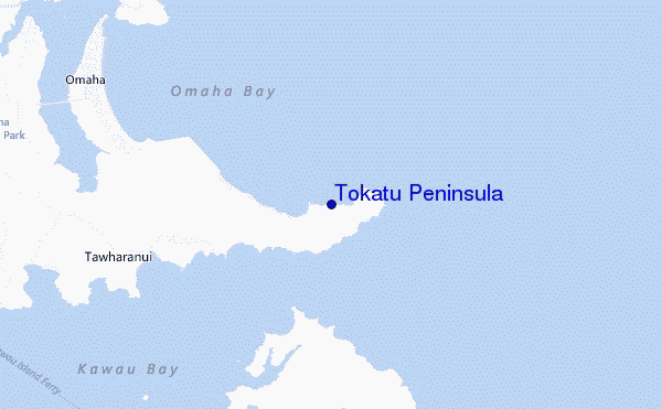 locatiekaart van Tokatu Peninsula