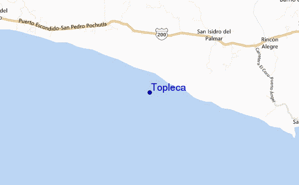 locatiekaart van Topleca
