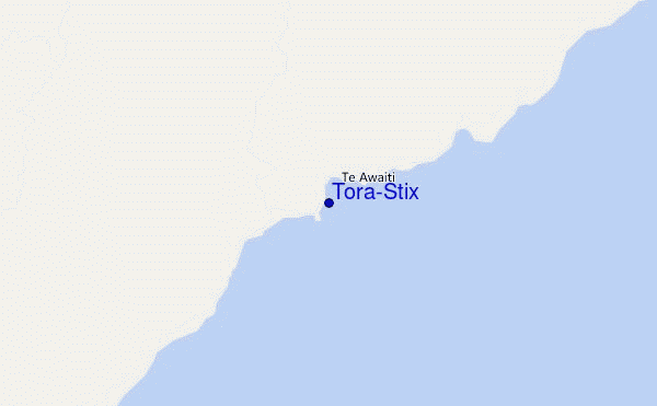 locatiekaart van Tora-Stix