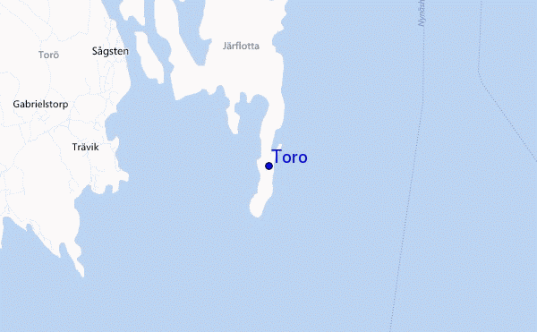locatiekaart van Toro