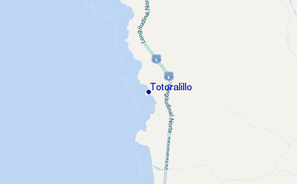 locatiekaart van Totoralillo