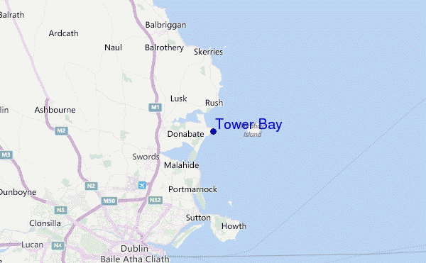 Tower Bay Location Map