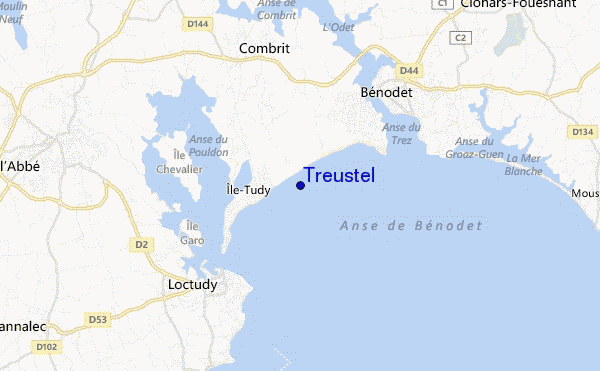 locatiekaart van Treustel