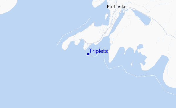 locatiekaart van Triplets