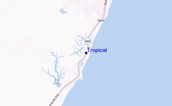 locatiekaart van Tropical