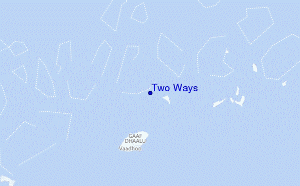 locatiekaart van Two Ways