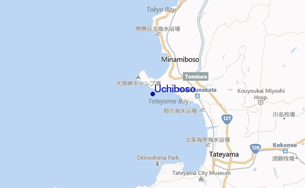 locatiekaart van Uchiboso