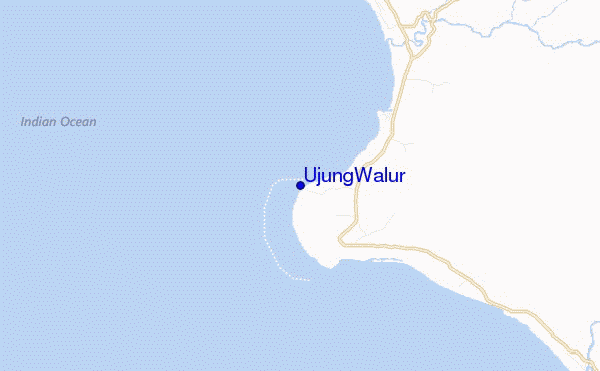 locatiekaart van Ujung Walur