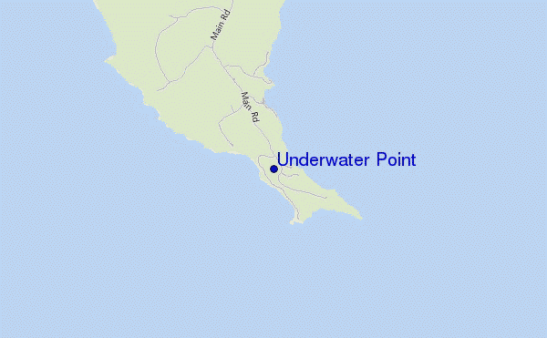 locatiekaart van Underwater Point