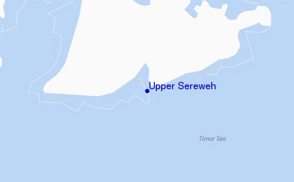 locatiekaart van Upper Sereweh