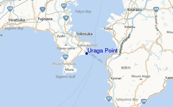 Uraga Point Location Map