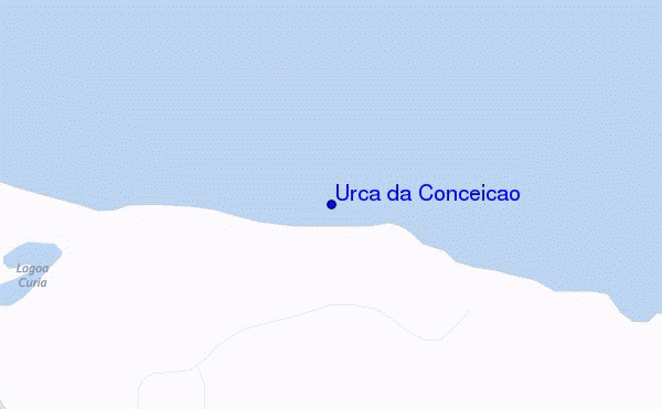 locatiekaart van Urca da Conceicao