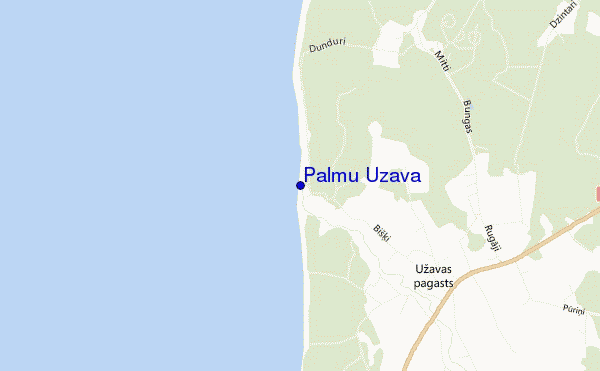 locatiekaart van Palmu Užava
