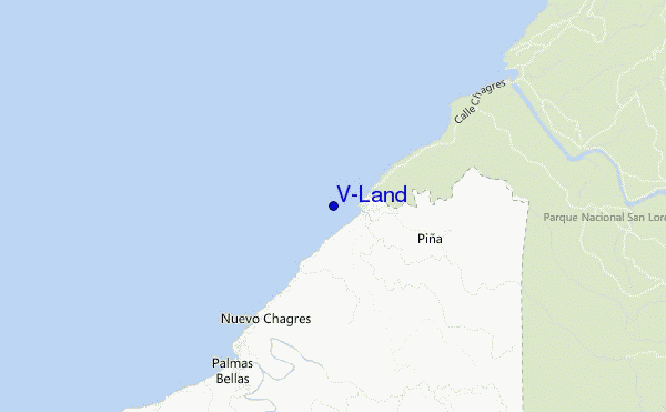 locatiekaart van V-Land