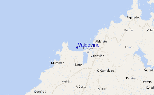 locatiekaart van Valdovino