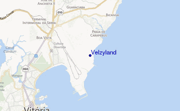 locatiekaart van Velzyland