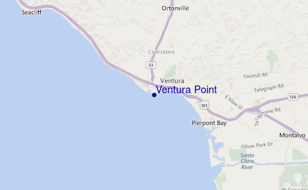 locatiekaart van Ventura Point