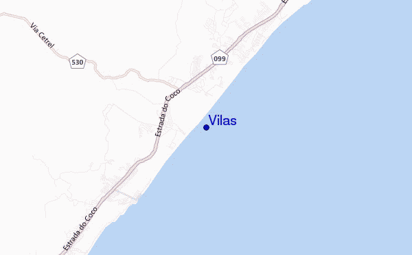 locatiekaart van Vilas