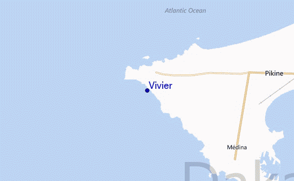 locatiekaart van Vivier