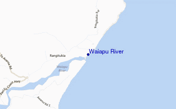 locatiekaart van Waiapu River