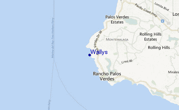 locatiekaart van Wallys