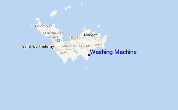 locatiekaart van Washing Machine