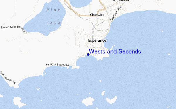 locatiekaart van Wests and Seconds