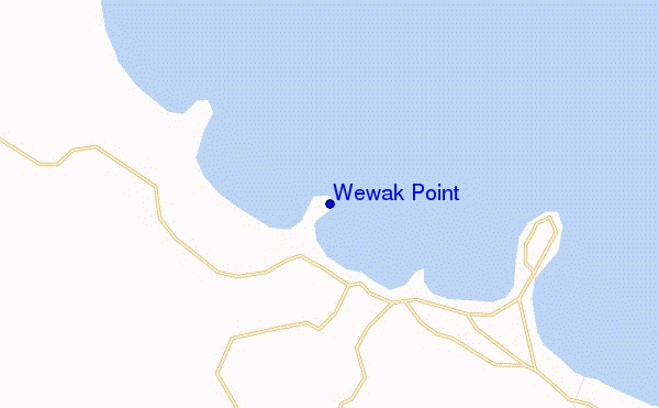 locatiekaart van Wewak Point