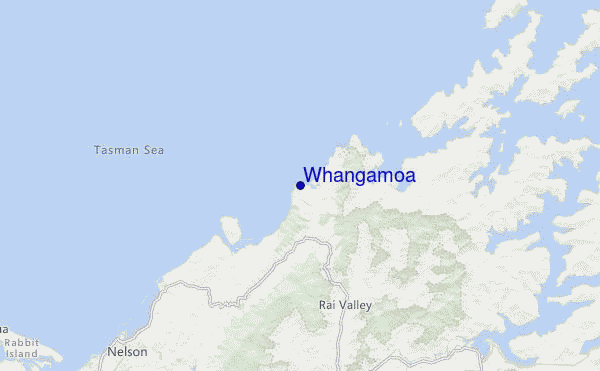 Whangamoa Location Map