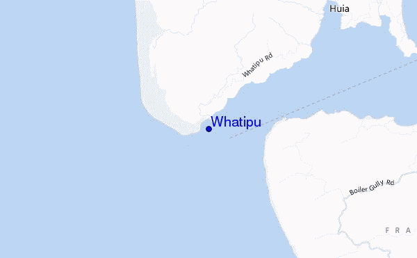 locatiekaart van Whatipu