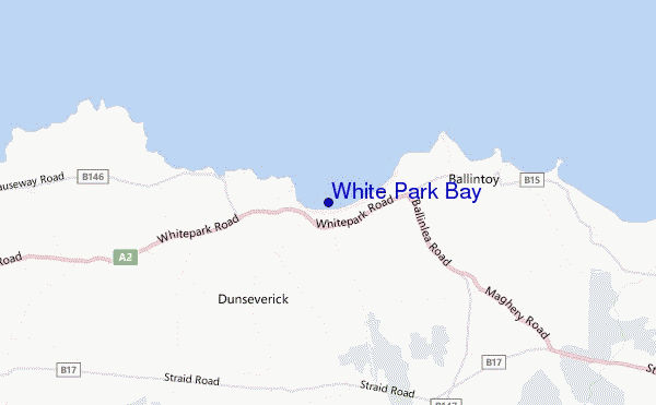 locatiekaart van White Park Bay