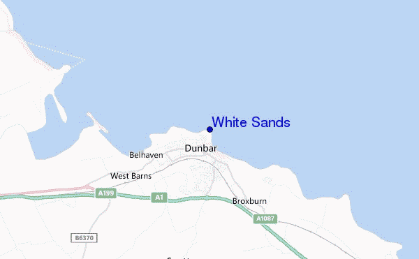 locatiekaart van White Sands