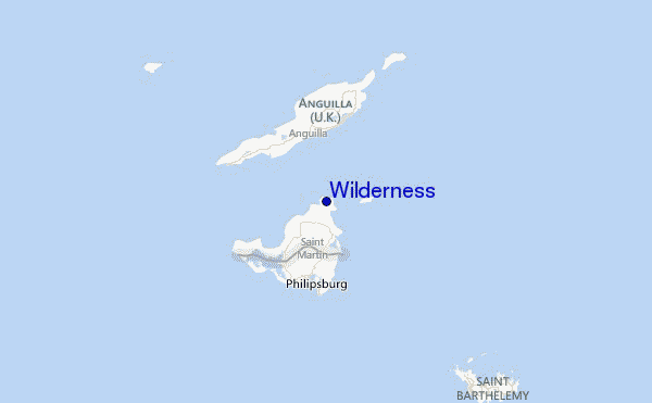 Wilderness Location Map