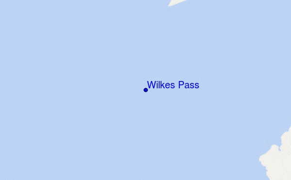 locatiekaart van Wilkes Pass