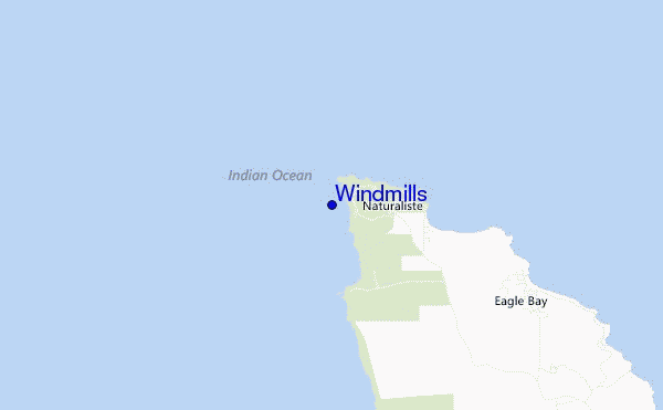 locatiekaart van Windmills