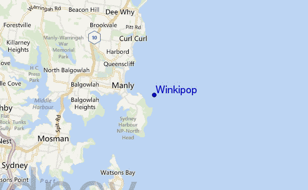 locatiekaart van Winkipop
