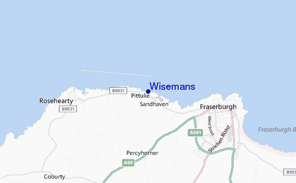 locatiekaart van Wisemans