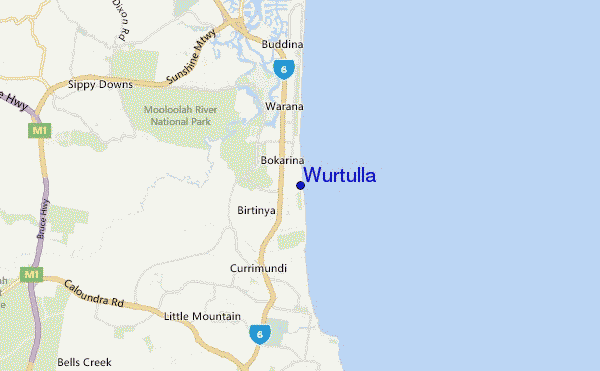 locatiekaart van Wurtulla