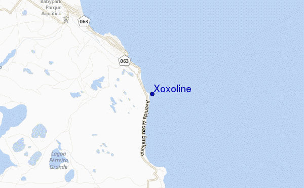 locatiekaart van Xoxoline