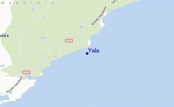 locatiekaart van Yala