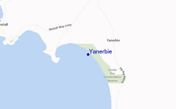 locatiekaart van Yanerbie